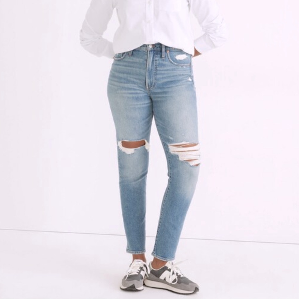 Madewell the perfect vintage jean distressed